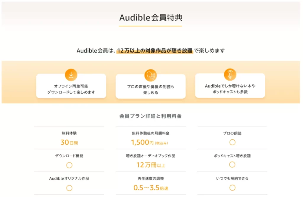 Audible（オーディブル）とは